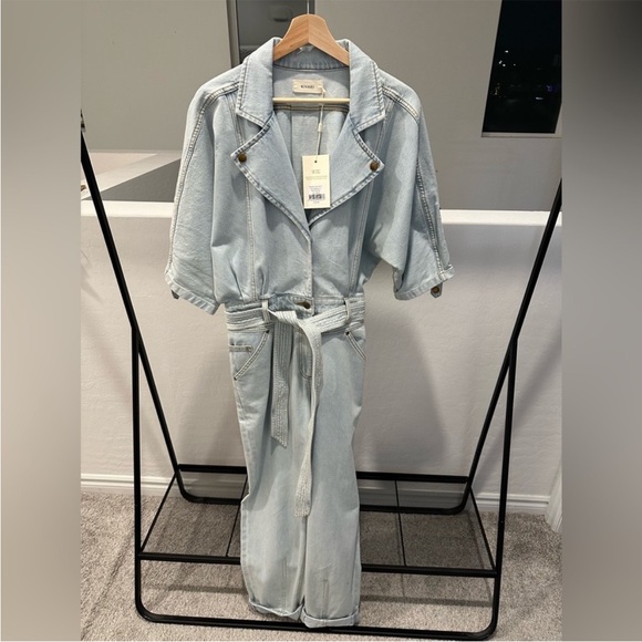 Kivari adina boiler suit denim jumpsuit NWT - Picture 5 of 5
